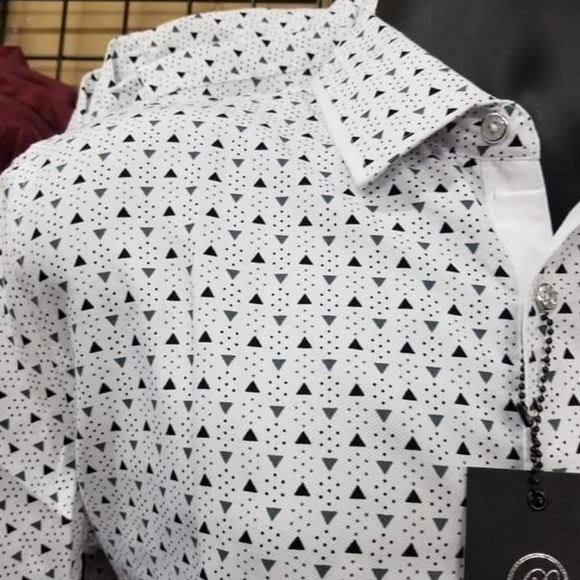 Triangle Pattern Design Shirt - Picture 7 of 7